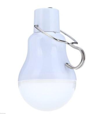 Ampoule solaire puissante LED avec panneau solaire, usage intérieur et extérieur à faible consommation