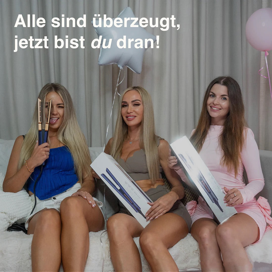 Airstrait 2-in-1 Haarglätter – Air Straight Hair Styler 5 in 1 für Glätten und Stylen in einem Schritt