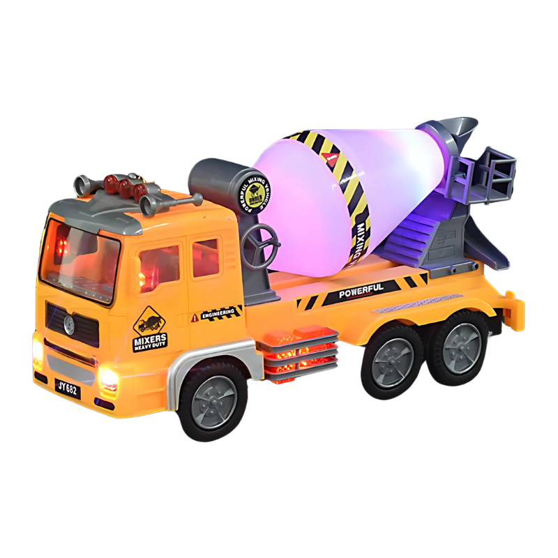 Babykindwelt LöschMobil Feuerwehrfahrzeug – 4D LED Feuerwehrauto mit Sound für Kinder 1–5 Jahre