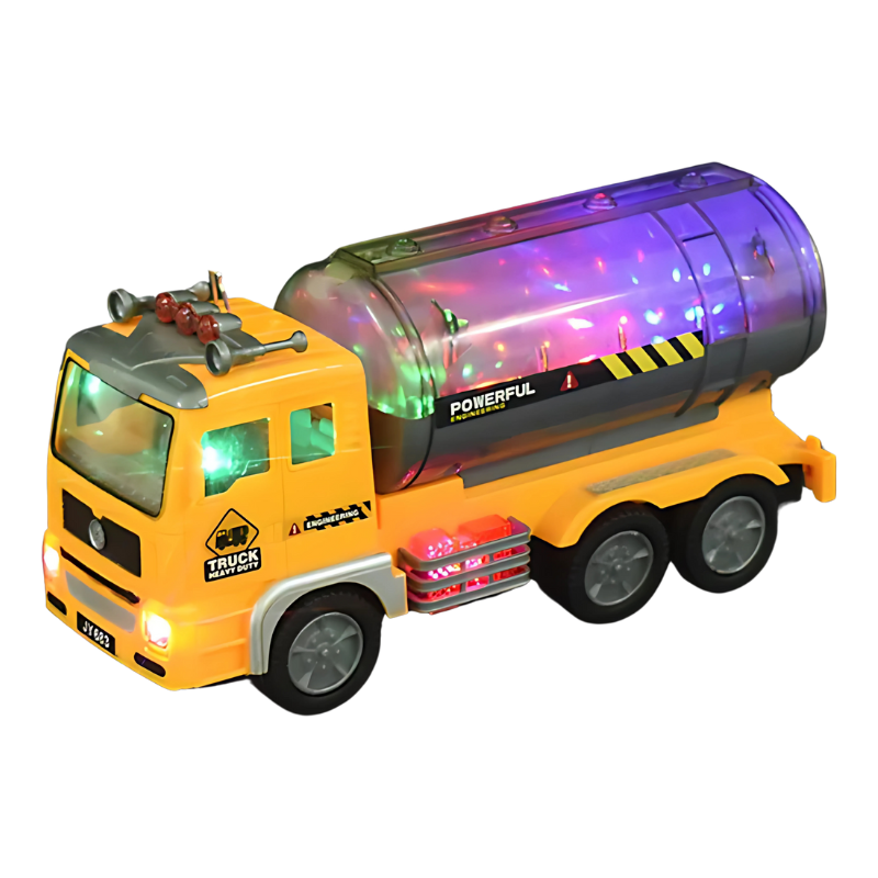 Babykindwelt LöschMobil Feuerwehrfahrzeug – 4D LED Feuerwehrauto mit Sound für Kinder 1–5 Jahre
