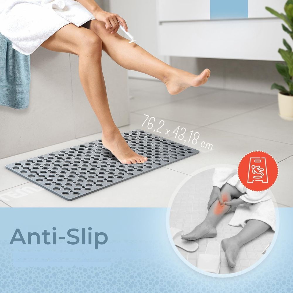 Anti-Rutschmatte für Dusche – hygienische Duschmatte rutschfest, sicher und komfortabel fürs Badezimmer