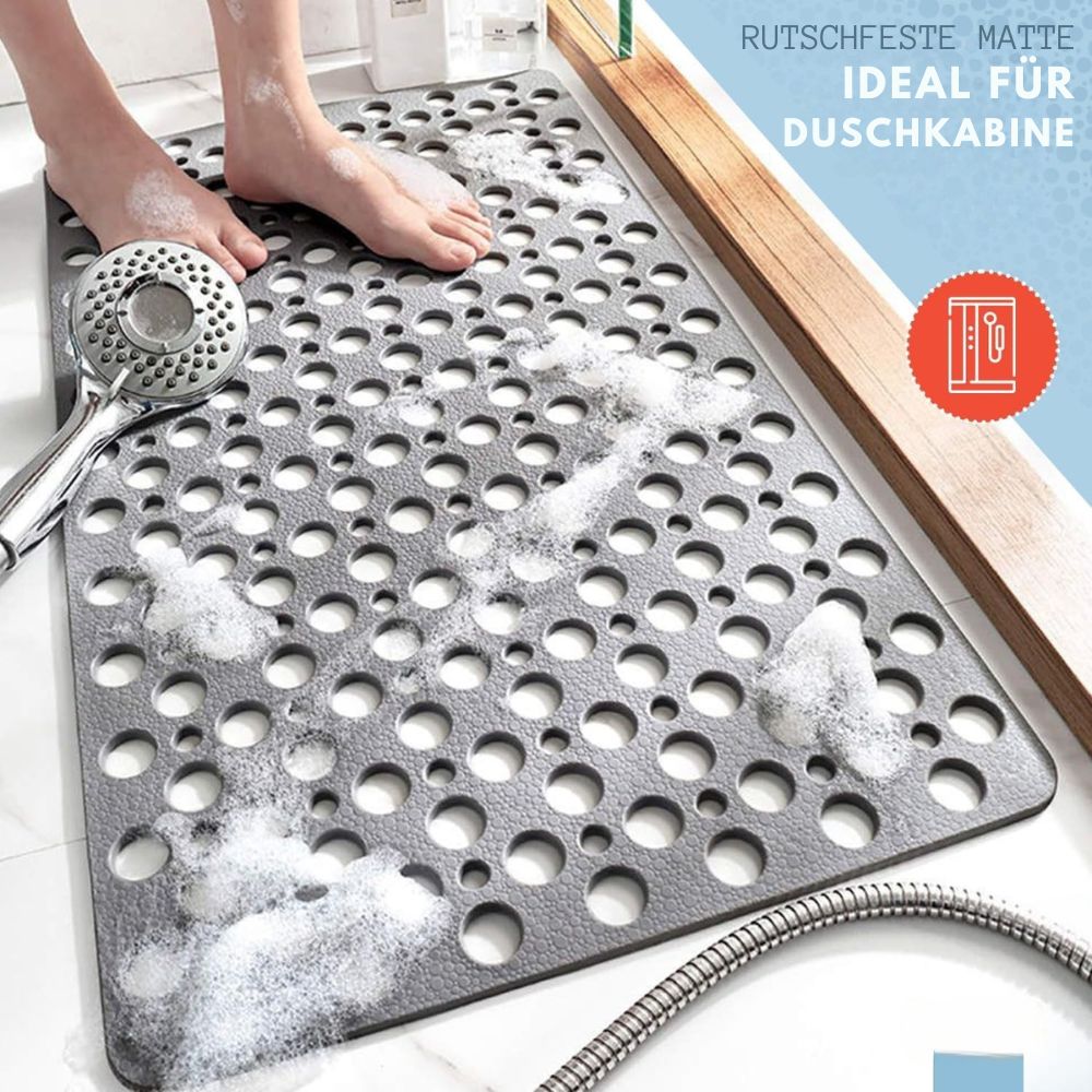Anti-Rutschmatte für Dusche – hygienische Duschmatte rutschfest, sicher und komfortabel fürs Badezimmer