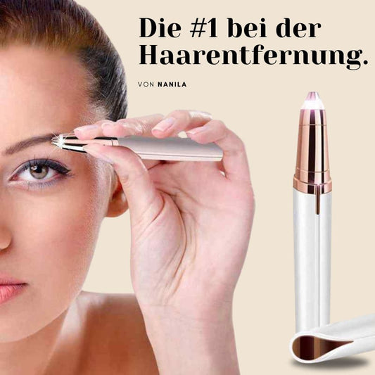 Augenbraun Rasierer – Elektrischer Augenbrauenrasierer für präzises Trimmen und sanfte Haarentfernung